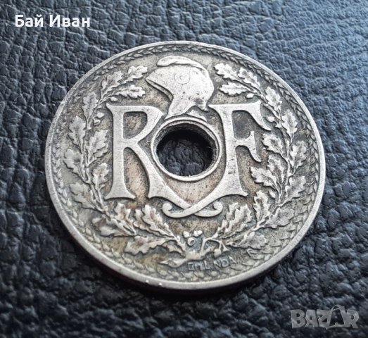 Стара монета 25 сантима 1929 г. Франция- красива !, снимка 11 - Нумизматика и бонистика - 42219448