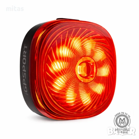 Задна SMART LED стоп светлина за велосипед IGPSPORT TL50, USB-C, IPX7, Bluetooth, снимка 2 - Аксесоари за велосипеди - 54165440