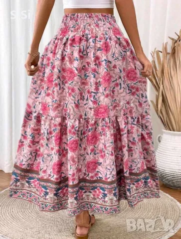 Лятна дълга пола, снимка 3 - Поли - 49711171