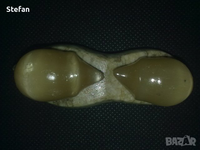 Стара статуетка от естествен руски селенит, снимка 6 - Антикварни и старинни предмети - 39031179