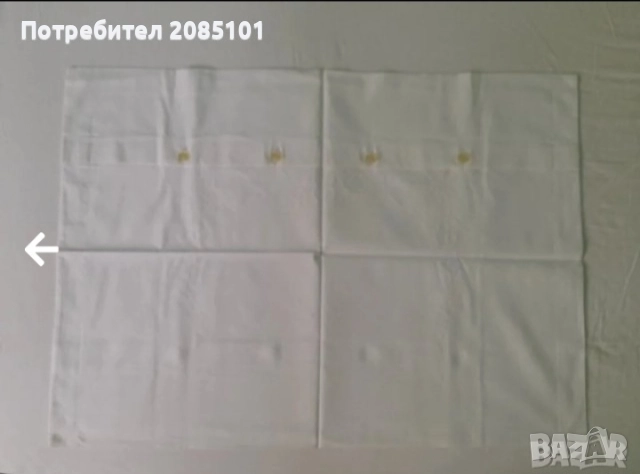 Бели калъфки рязана бродерия, снимка 3 - Спално бельо - 52185718