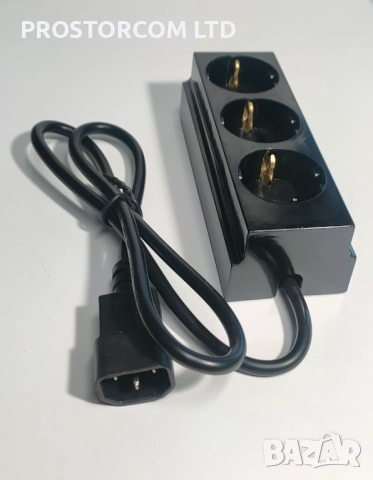 Изходен кабел за UPS с разклонител троен-1м.Цената е с вкл. ДДС