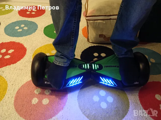 Hoverboard / Balance Scooter / Хувърборд – Kawasaki 6,5 инча, снимка 9 - Скейтборд, ховърборд, уейвборд - 47816609