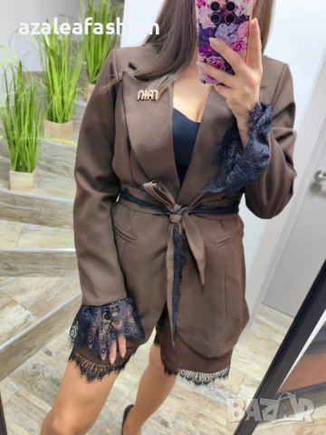 Дамски сет - сако панталонки и бюстие, снимка 8 - Комплекти - 52670822