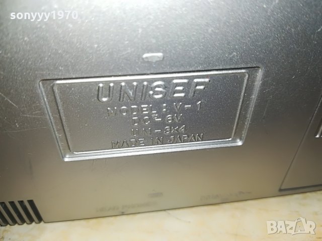 UNISEF-WALKMAN-stereo mini hi-fi made in japan-внос германия, снимка 12 - Радиокасетофони, транзистори - 29185836