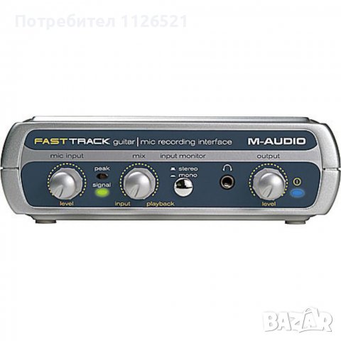 M-Audio Fast Track audio interface sound card, снимка 5 - Други - 37352894