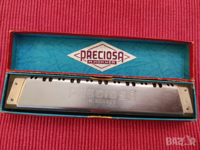 Стара хармоника HOHNER,PRECIOSA. , снимка 9 - Духови инструменти - 36407117