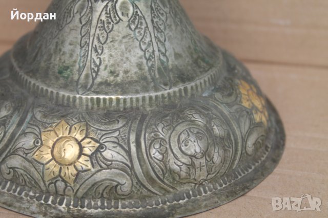 Сребърна чаша с позлата ''Потир'', снимка 12 - Антикварни и старинни предмети - 44389972