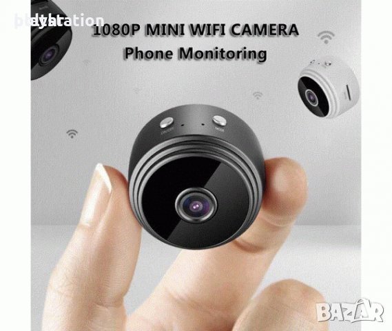 Мини Камера с WiFi Full HD 1080p, снимка 2 - Камери - 29911149