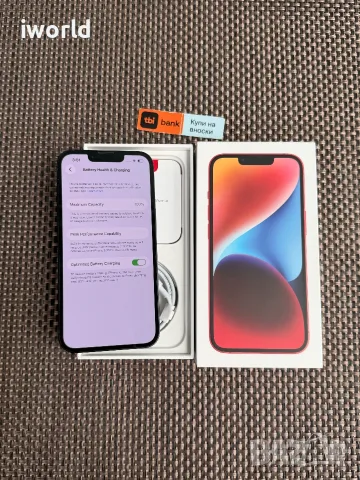 100% батерия🔋  iPhone 14  ❗️лизинг от 18€/мес  ❗️midnight black черен  ❗️ КАТО НОВ ❗️ 128gb, снимка 2 - Apple iPhone - 56016583