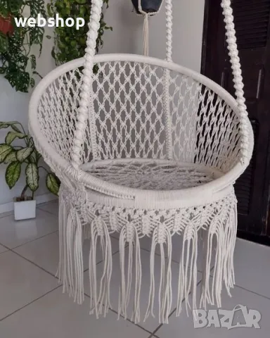 Люлка гнездо тип висяща хамак люлка , снимка 3 - Градински мебели, декорация  - 48595845