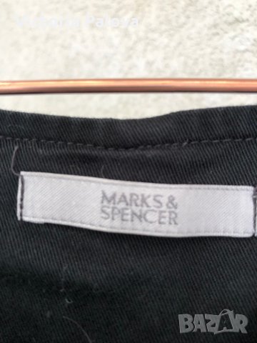 Черна рокля MARKS&SPENCER ,памук, снимка 5 - Рокли - 29439247