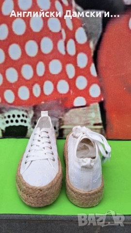 Английски дамски еспадрили, снимка 7 - Дамски ежедневни обувки - 53884978