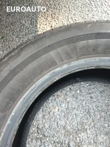 2бр летни гуми Bridgestone 215/65/16, снимка 4 - Гуми и джанти - 56258477