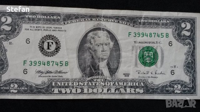 2 Долара - 1995 г., снимка 3 - Нумизматика и бонистика - 39849263