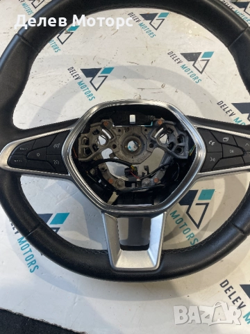 484002607R кожен мултифункционален волан от Renault Captur 2 HFMF, 1.3TCe, Двигател H5H470, снимка 5 - Части - 52368662