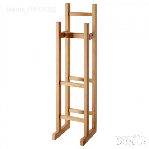 Функционална бамбукова поставка за тоалетна хартия, снимка 2 - Други - 31736742