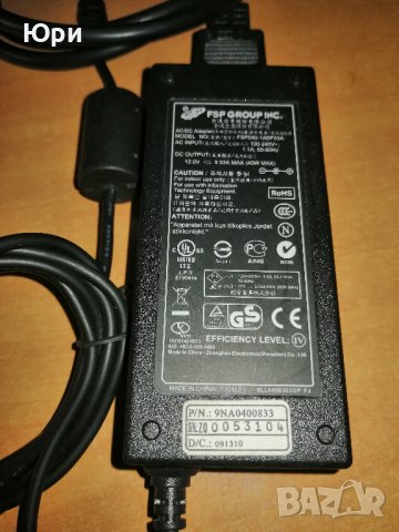 Продавам зарядно Power Supply FSP040-1ADF03A DC 12V 3.33A, снимка 2 - Друга електроника - 39810317
