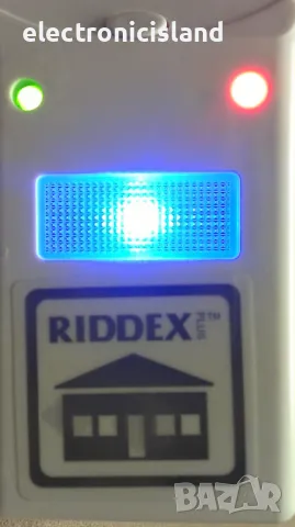 Ултразвуков уред срещу вредители хлебарки комари Ultrasonic Riddex Plus, снимка 6 - Други стоки за дома - 44688522