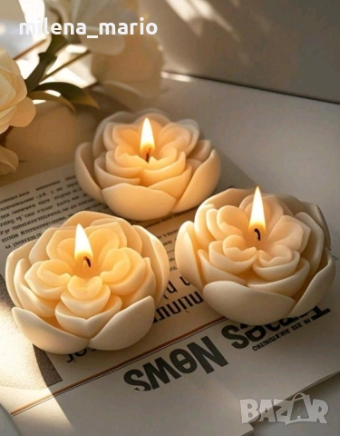 цветя молдове за свещи, снимка 10 - Декорация за дома - 49638275