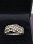 Красив сребърен пръстен с камъни #38С, снимка 1 - Пръстени - 44383323