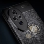 Honor 200 5G Удароустойчив Litchi Skin Калъф и Протектор, снимка 4