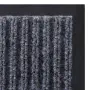 vidaXL Изтривалка за врата, сива, 90 x 120 см, PVC, снимка 4