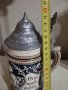 стара халба за бира с капак, снимка 4