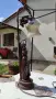 Уникална старинна настолна лампа стил Ар Нуво изобразяваща елегантна дамска фигура с чадър , снимка 3