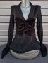 Дамска блуза  в черно с дълъг ръкав- модел 34, снимка 1 - Блузи с дълъг ръкав и пуловери - 39225327