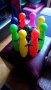 Детка игра Боулинг от 8 цветни кегли и топка, снимка 1 - Други - 29303046