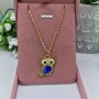 Crystal Owl Necklace Pink 🦉 | дамско колие с бухал, снимка 3