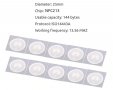 Програмируем Anti-Metal NFC NTAG213 стикер, NFC чип, снимка 3