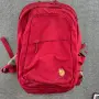 Fjallraven Raven 28 Туристическа Чанта Червена Планина Твърд Гръб, снимка 1