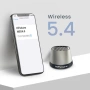 HiFuture Mega S - Bluetooth тонколона с MagSafe, безжично зареждане и TWS - Silver Grey, снимка 4