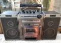 Hitachi TRK-9140E Голям,тежък и много свирещ радиокасетофон!, снимка 11
