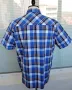 SCHÖFFEL Mens Blue Check Short Sleeve Outdoor Shirt -мъжка памучна риза за туризъм размер L, снимка 8