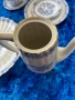 красив синьо-бял сервиз за чай/кафе, снимка 11
