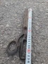 Стара шивашка ножица 34 см., снимка 5