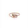 Златен дамски пръстен 0,92гр. размер:52 14кр. проба:585 модел:19255-5