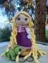 Рапунцел / Rapunzel  Плетена кукла, снимка 1