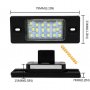 Лед плафони за регистрационен номер VW  PORSCHE FORD JAGUAR *LED CANBUS*, снимка 2