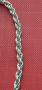 Сребърна гривна, снимка 4