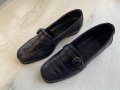 Италиански черни дамски обувки Frau естествена кожа номер 37, снимка 7