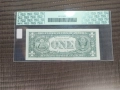 Брутално фрапиращ дефект на Банкнота от 1 долар., снимка 5