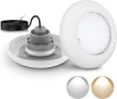 LED осветление за басейн LyLmLe с външна резба 5 см, 3000K и 6000K, Ø190 мм, 12V AC, снимка 1