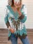 Дамска трикотажна ежедневна блуза с дантела, 3цвята - 023, снимка 3