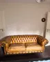 Chesterfield Честърфийлд двуместен диван – естествена кожа, снимка 1