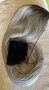 Перука от  висококачествен синтетичен косъм ,цвят   Омбре ( черно, сиво, лилаво), дължина 70см. , снимка 3