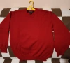 Червен вълнен мъжки пуловер, снимка 1